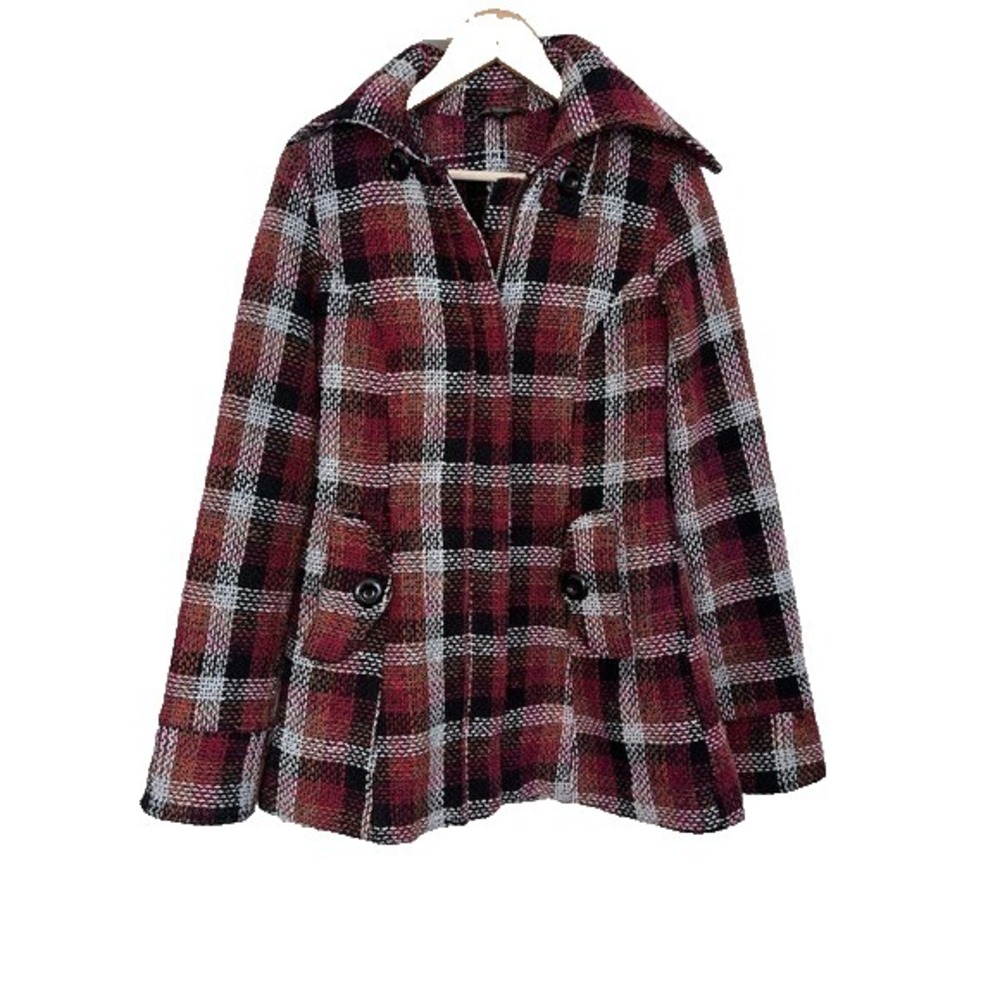 Lovestitch Tweed Plaid Jacket Womens Medium Preppy Heritage Academia Ivy League